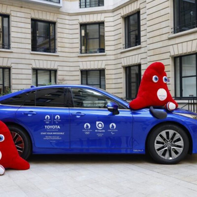 Air Liquide stödjer Paris 2024: kommer att leverera vätgas till 100 Toyota Mirai