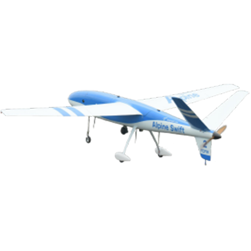 En vätgasdriven uav med en seglingshastighet på 57,6 km/h
